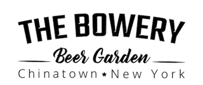 Logo for The Bowery Beer Garden in New York City.